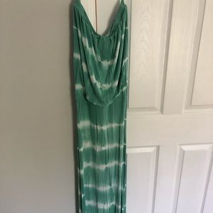 Strapless long dress